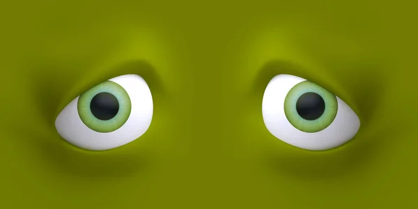 Cute cartoon eyes — Stock Photo, Image