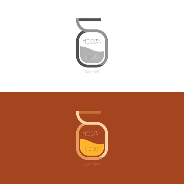Λογότυπο με το βαρέλι, δοχείο ή ένα βάζο — Διανυσματικό Αρχείο