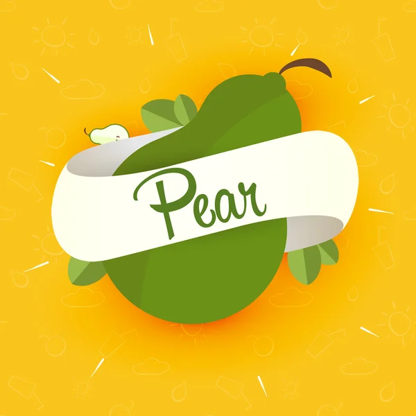 Pear パッケージのデザインのアイデア — ストックベクタ