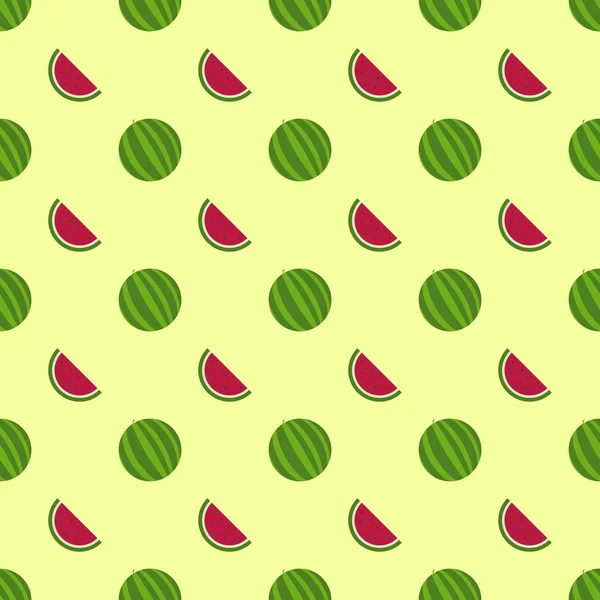 Bezešvé pozadí s meloun — Stockový vektor