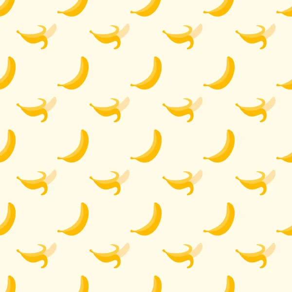 Nahtloser Hintergrund mit Banane — Stockvektor