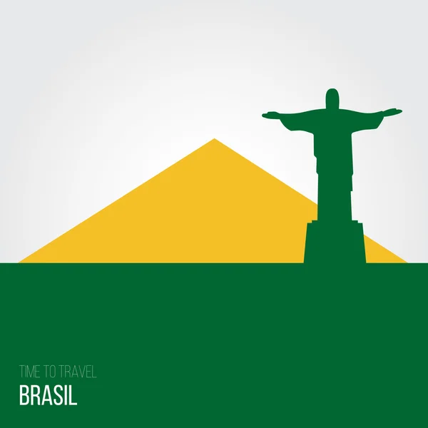 Creative design inspiration or ideas for Brasil — Stock Vector