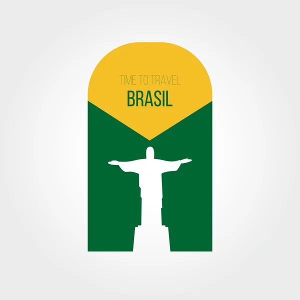 Creative design inspiration or ideas for Brasil — Stock Vector