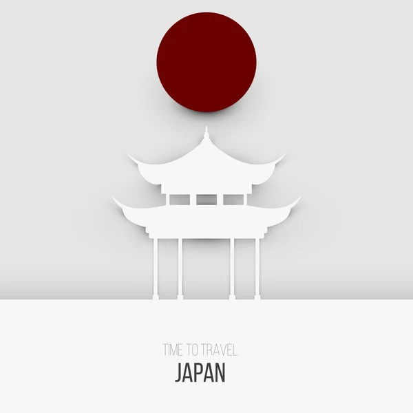 日本の創造的なデザインのインスピレーション — ストックベクタ