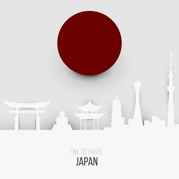 日本の創造的なデザインのインスピレーション — ストックベクタ