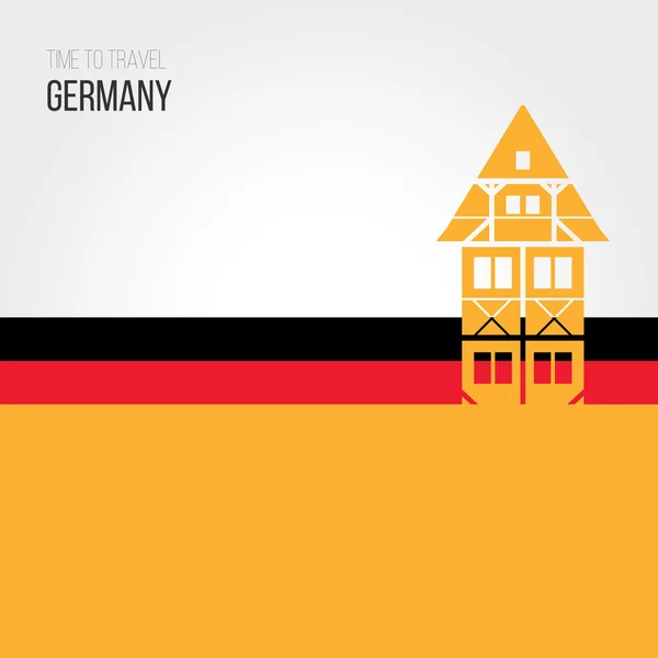 Ciekawy pomysł na Niemcy — Wektor stockowy