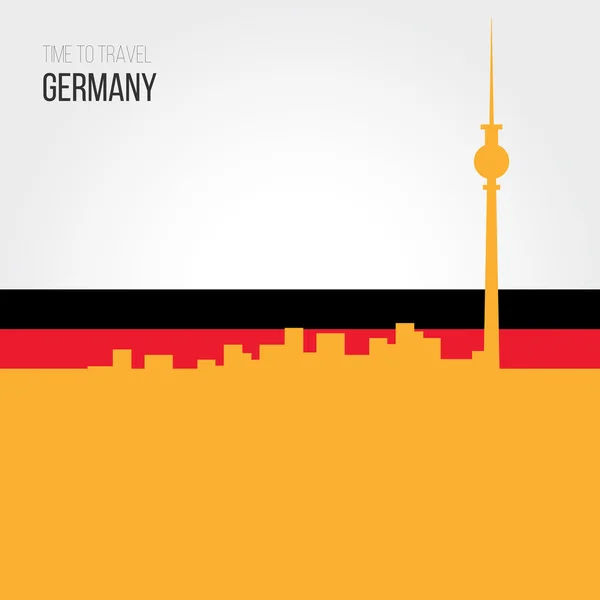 Idea creativa para Alemania — Vector de stock