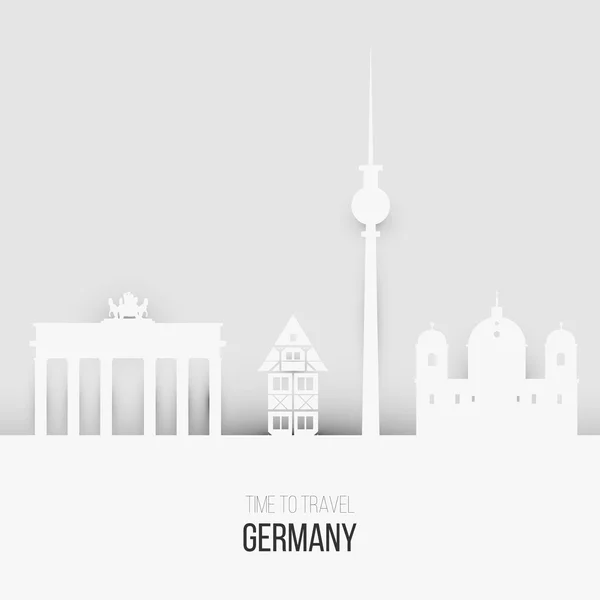 Inspiration créative pour l'Allemagne — Image vectorielle