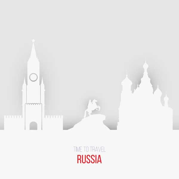 ロシアのデザインのインスピレーション — ストックベクタ