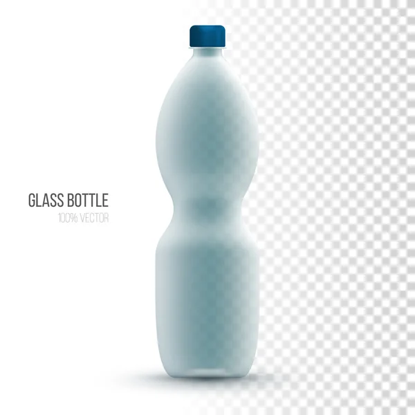 Стеклянная бутылка для жидкости — стоковый вектор