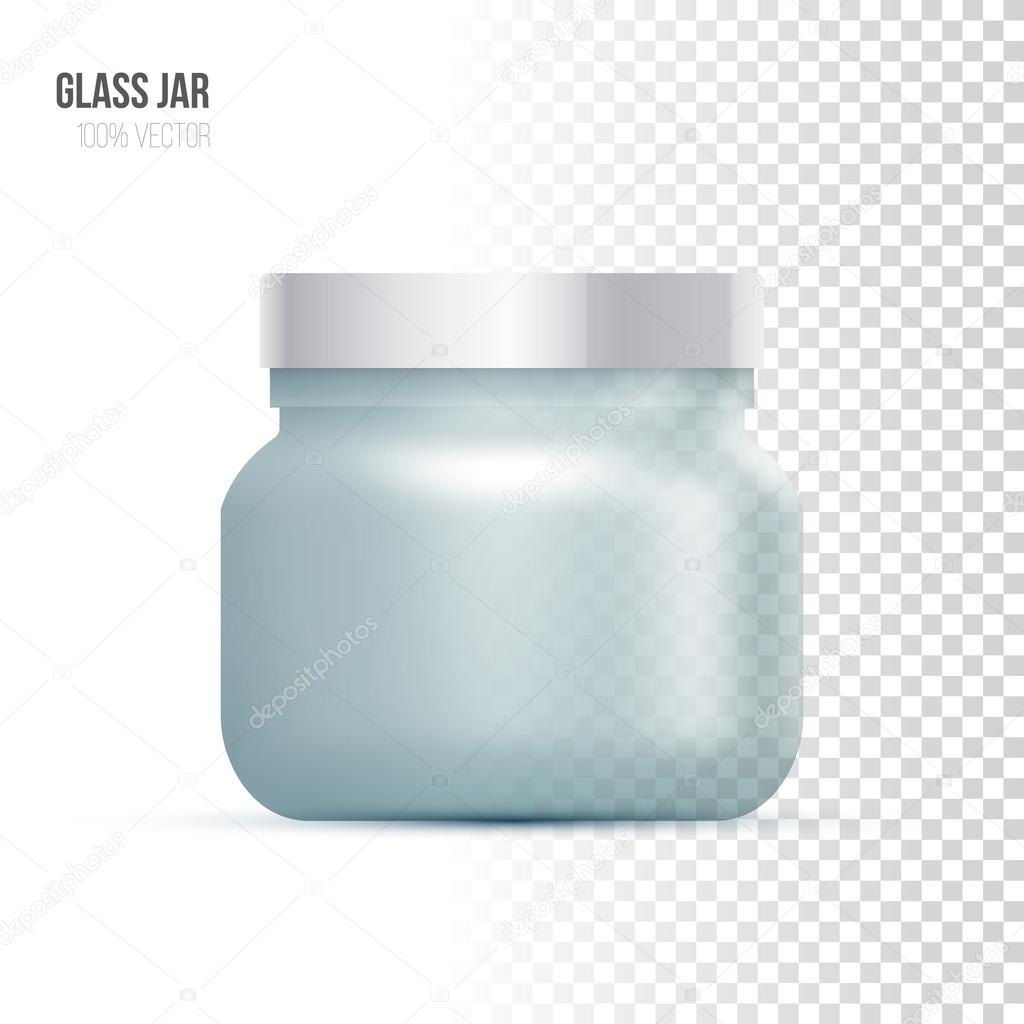 Template of glass jar