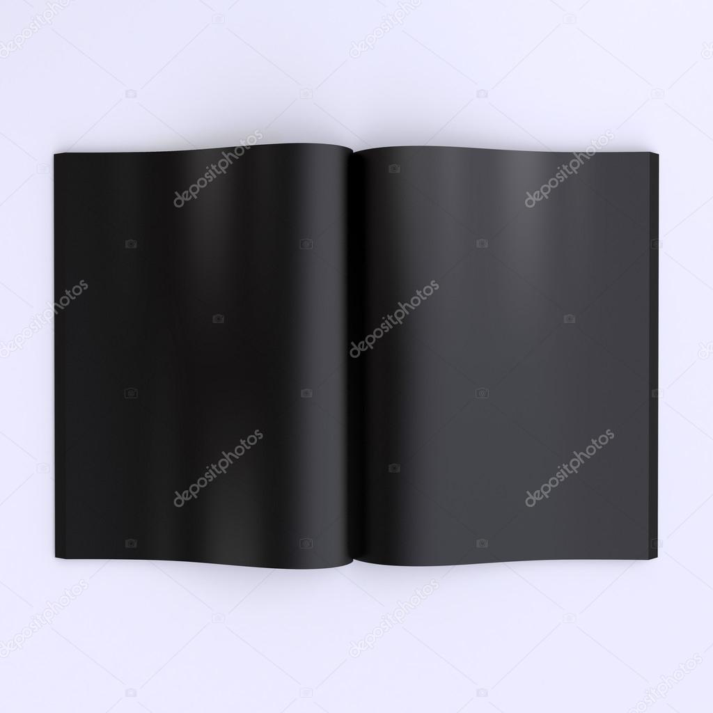 black Template blank pages