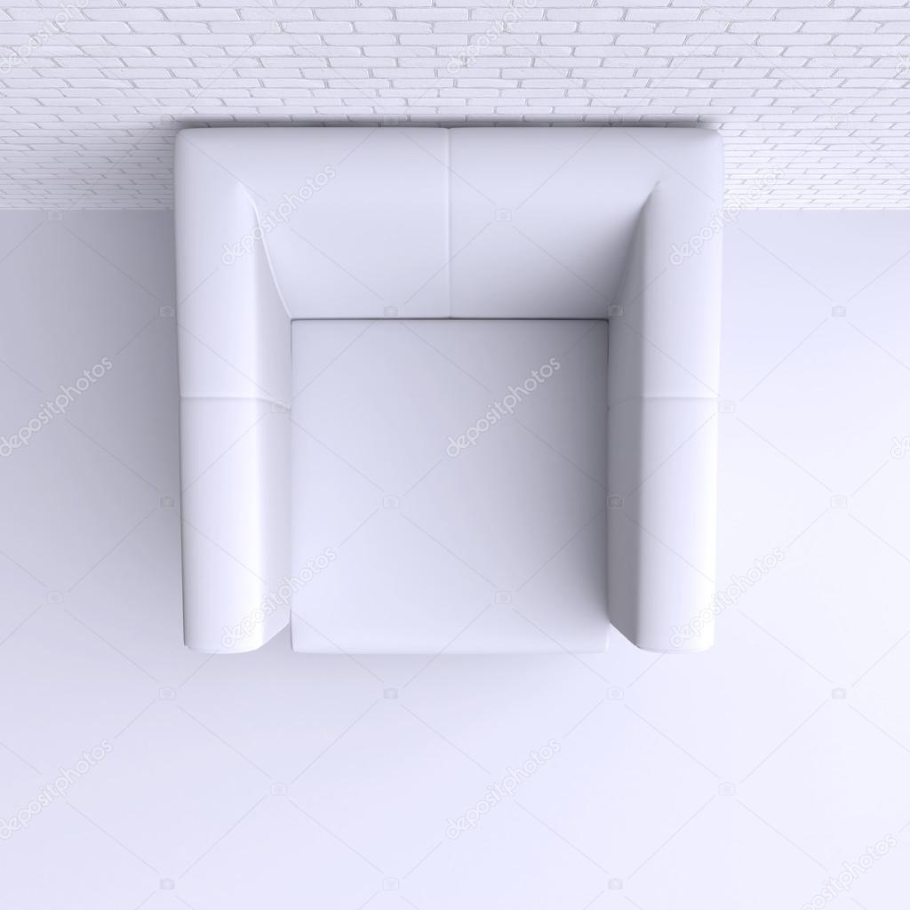 simple chair in corner