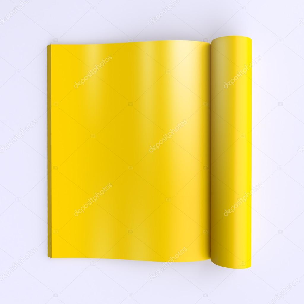 yellow Template blank pages