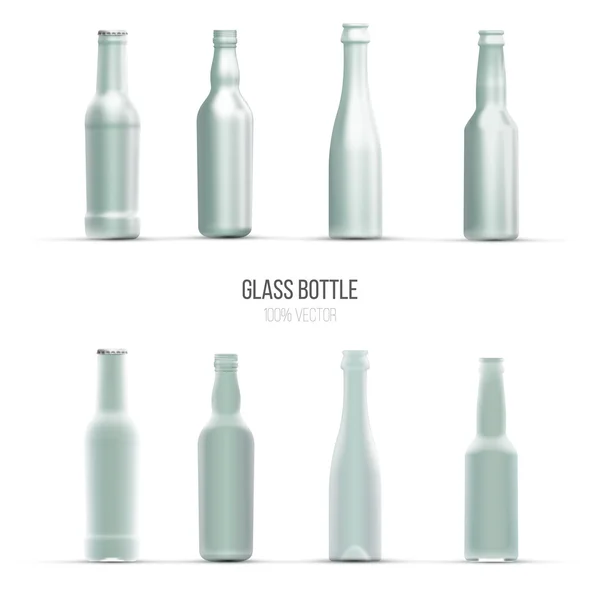 Γυάλινα μπουκάλια για υγρό — Διανυσματικό Αρχείο