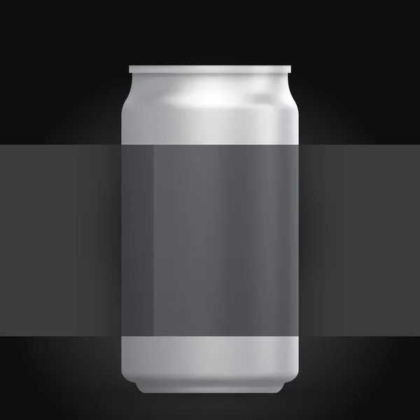 Aluminum beverage drink — Stock Vector