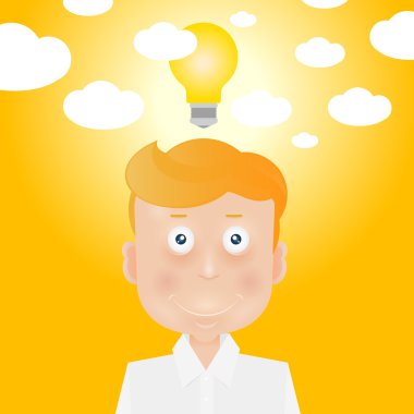 mutlu sopa adam fikir