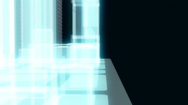 Soyut şehir öğe veya tel kafes veya satır stile binalarda.