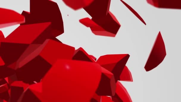 Fond abstrait avec sphère explosive .