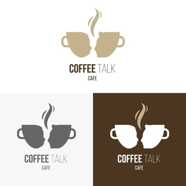 Logo inspirace pro obchody, firmy, reklamu nebo jiné obchod s kávou. — Stockový vektor