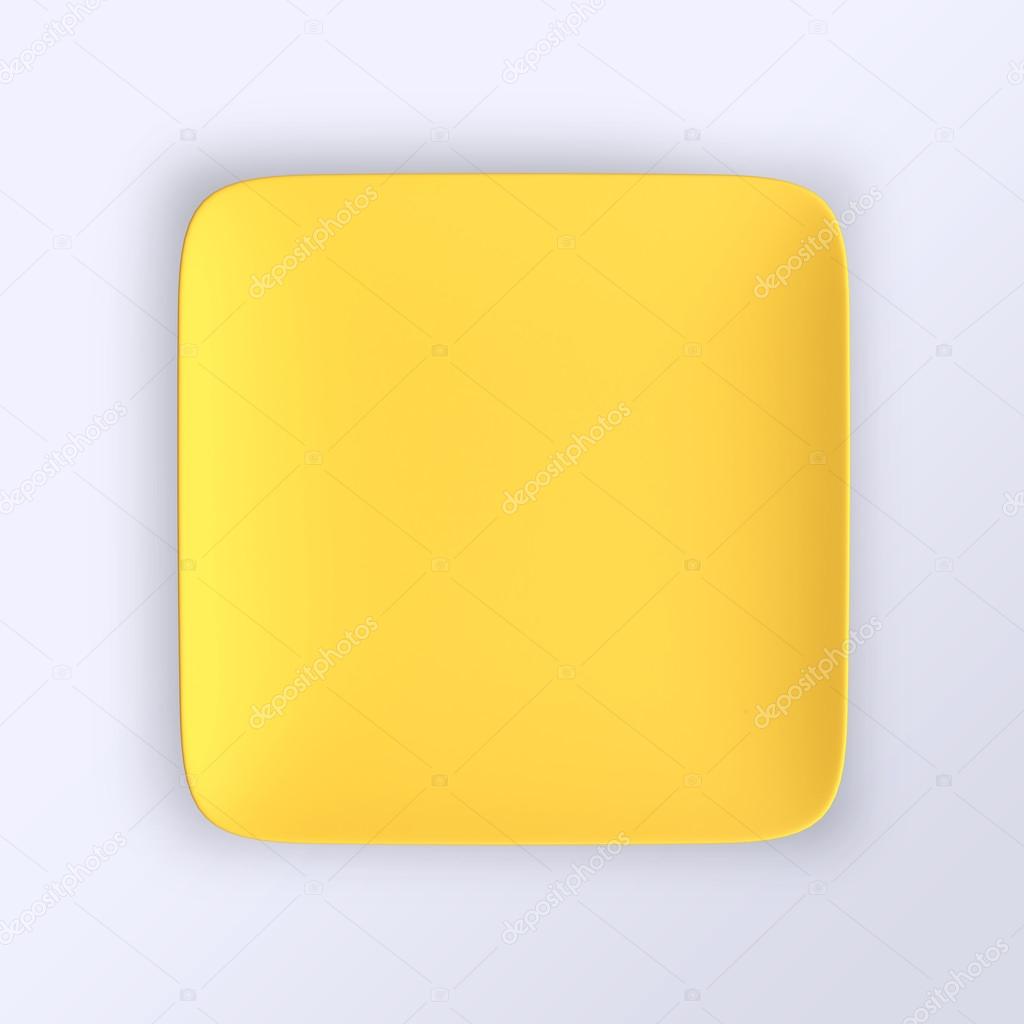 Empty yellow plate