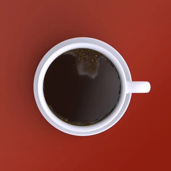 Kopje aromatische koffie — Stockfoto