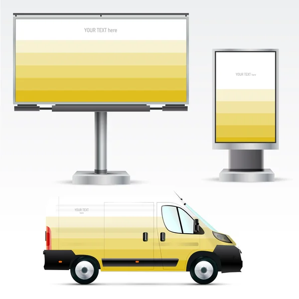 Templates outdoor advertising