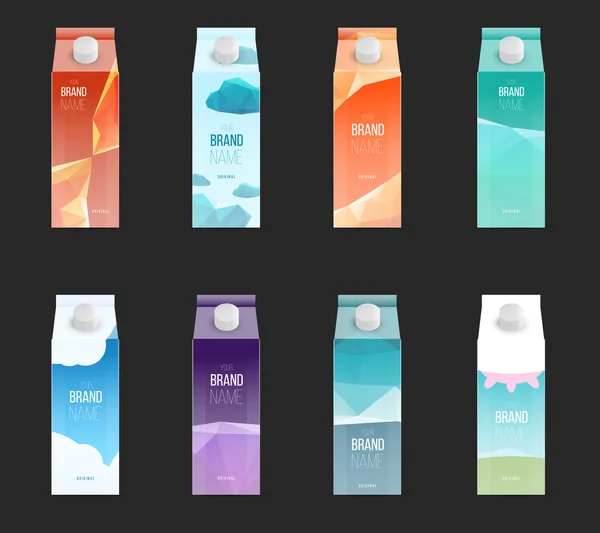 Set de etiqueta de botella en blanco — Vector de stock