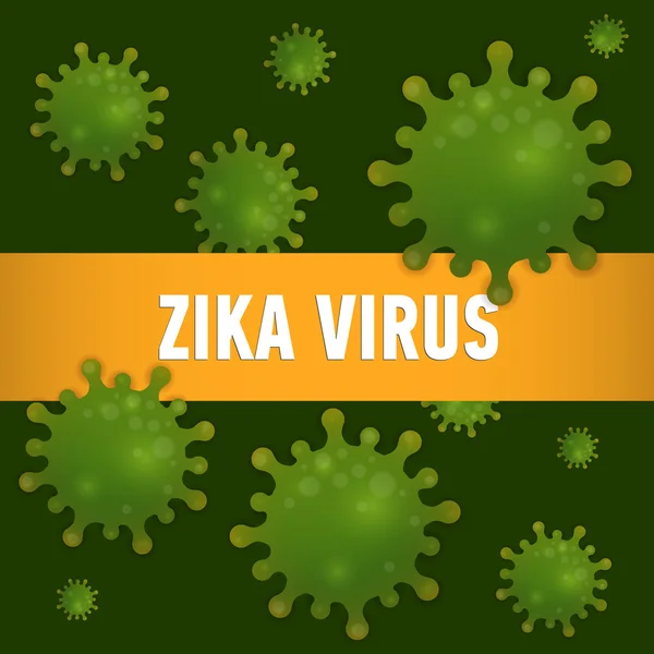 Grafische virus Zika concept — Stockvector