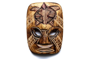 Turistler için Endonezya oyma maskesi kitle Hediyelik eşya