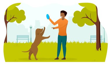 Köpek bakıcısı konsepti