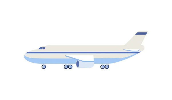 Modelo de avião isolado no fundo branco —  Vetores de Stock