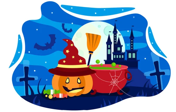 Cadılar Bayramı şaka mı şeker mi afiş şablonu