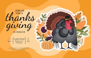 Mutlu Şükran Günü Posteri