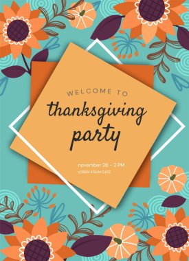 Mutlu Şükran Günü Posteri