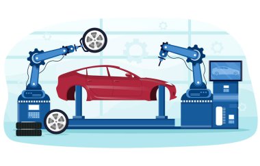 Otomatik otomobil üretiminin ayrıntılı süreci