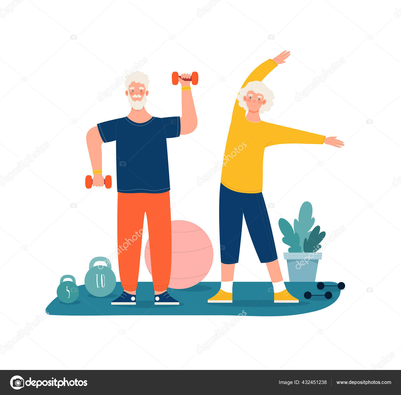 Pasangan Lansia Memiliki Kegiatan Olahraga