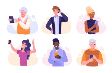 Akıllı telefon kullanan insanlar