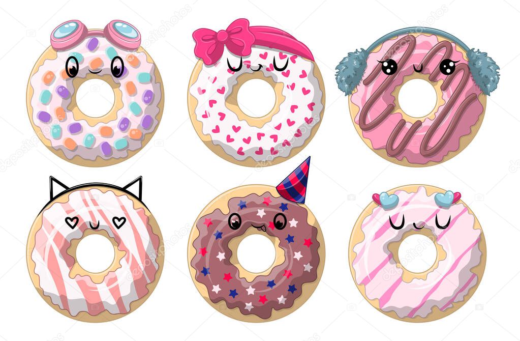 Different funny donuts