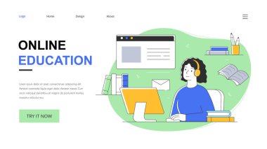 Uzaklık veya evde eğitim kavramı