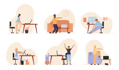 Sağlıksız oturma duruşu veya ofis sendromu kavramı