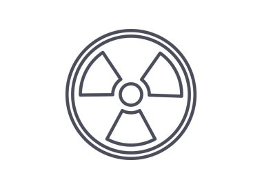 Radyasyon veya radyoaktif madde tehlikesi veya uyarı fizik simgesi