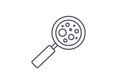 Laboratuvarda mikropları incelemek için kullanılan büyüteç.