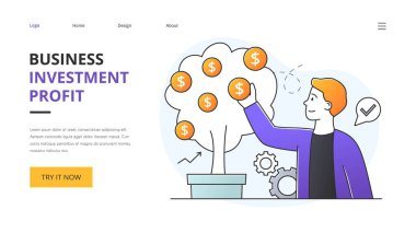 İş başarısı ve para ağacı ile kar kavramı