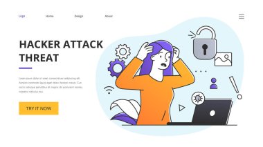 Hacker saldırısı soyut kavramı