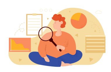 İnsanoğlu araştırıyor, analiz ediyor ve denetliyor.