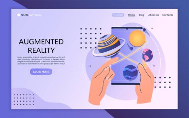 Gezegeni artırılmış gerçeklik telefonunda göster