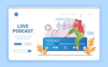 Podcast soyut konseptini sev