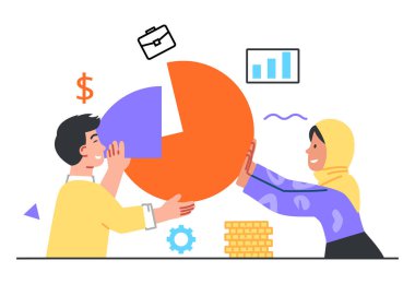 Takım çalışması, işbirliği, işbirliği ve ortaklığın sembolü.