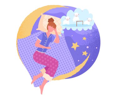 Uyku bozukluğu, uykusuzluk çeken bir karakter.